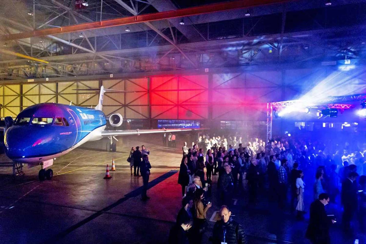 Festa para a despedida do Fokker 70 (KLM)
