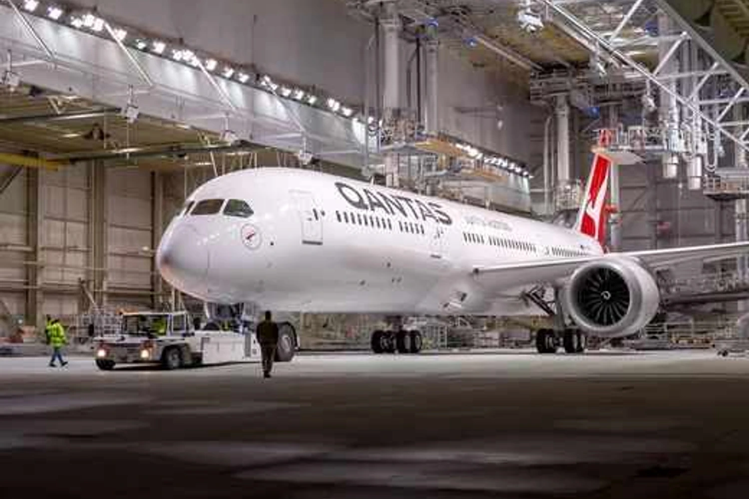 O 787 da Qantas já está pronto, só falta entregar... (Qantas)