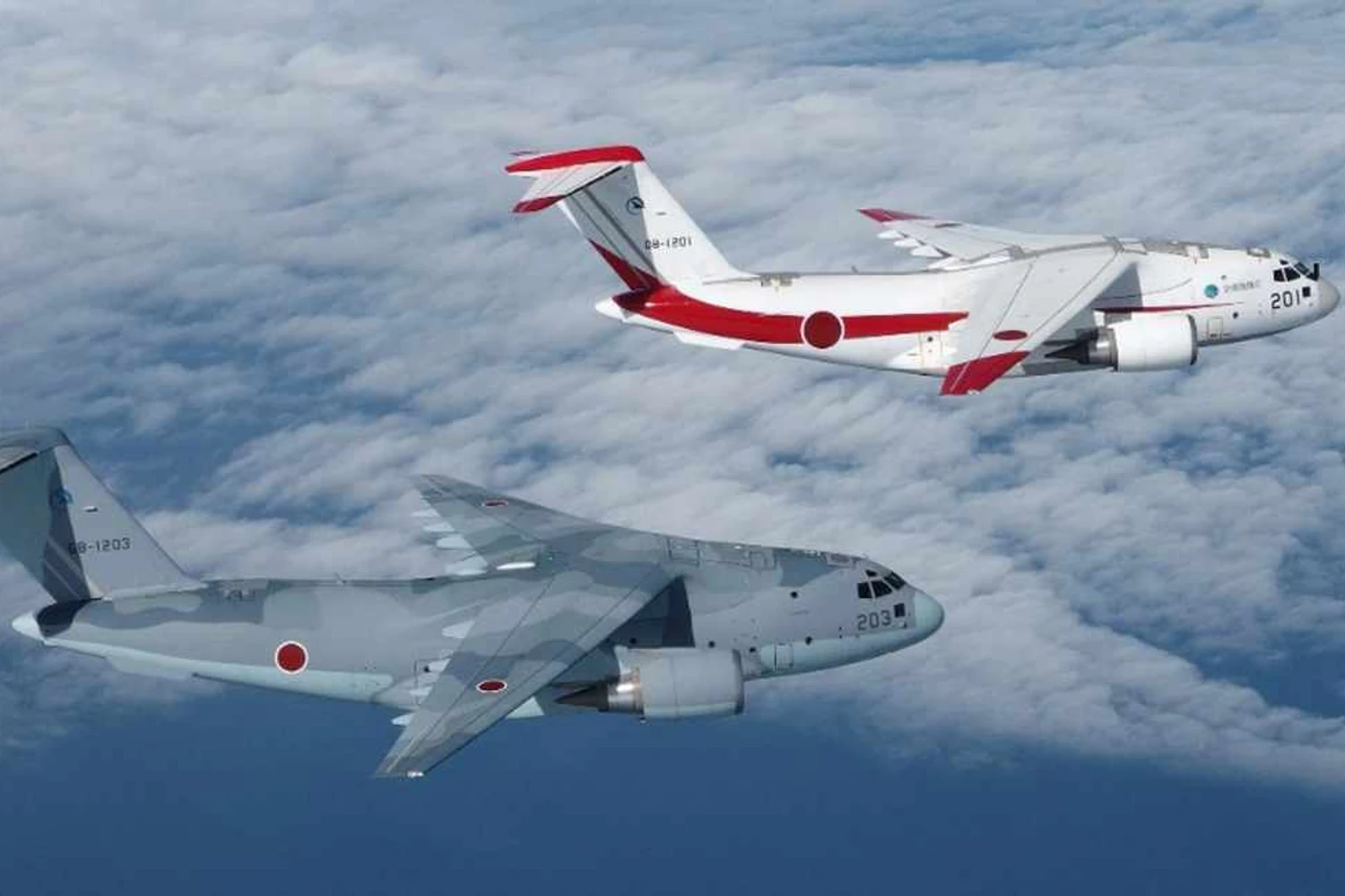O C-2 é o segundo maior avião já desenvolvido no Japão, atrás do Kawasaki P-1 (ATLA)