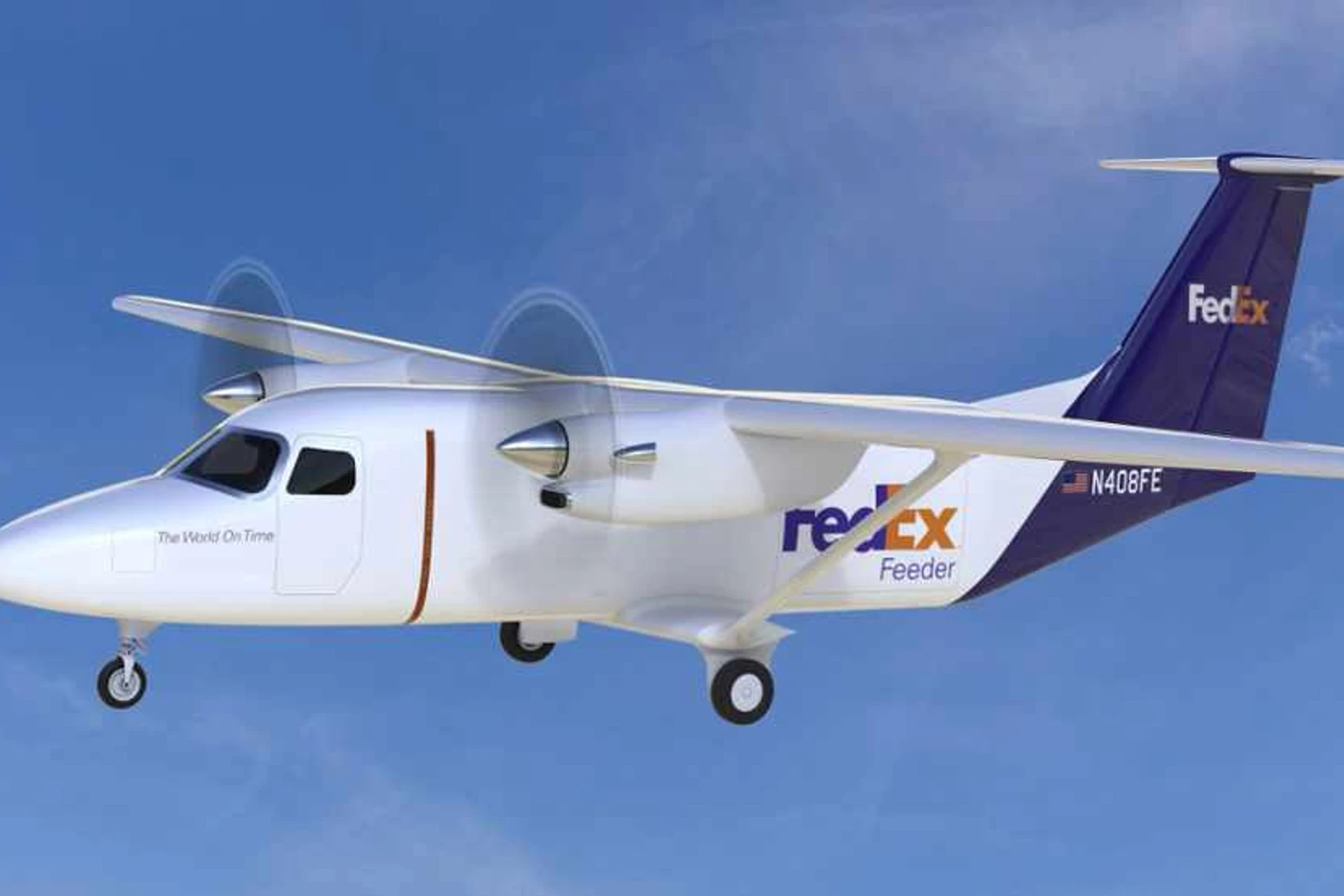 A FedEx será o primeiro operador do SkyCourier, transportando cargas (Textron Aviation)