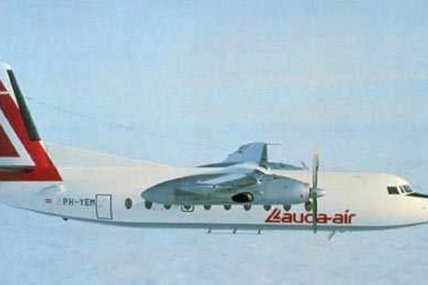 O Fokker F-27 foi um dos primeiros aviões da Lauda Air (Divulgação)
