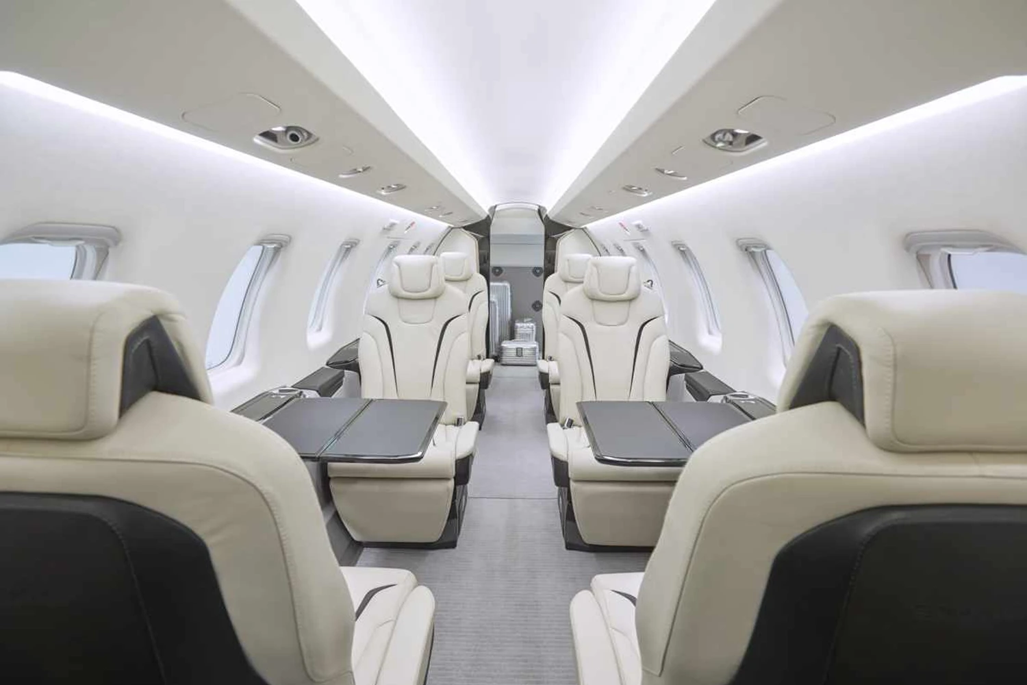 O PC-24 pode ser configurado para transportar até 11 passageiros (Pilatus)