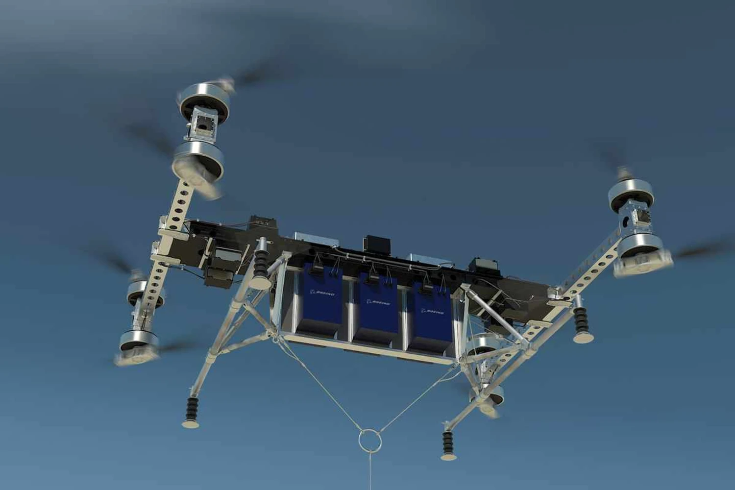 Boeing apresenta protótipo de drone para serviços de entrega