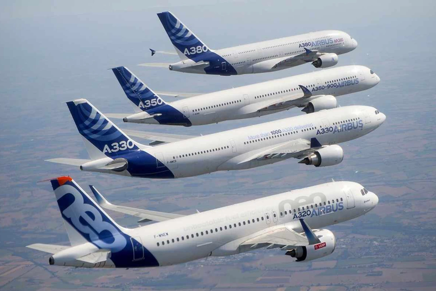 Airbus bate recorde de entregas em 2017, mas ainda não alcança Boeing