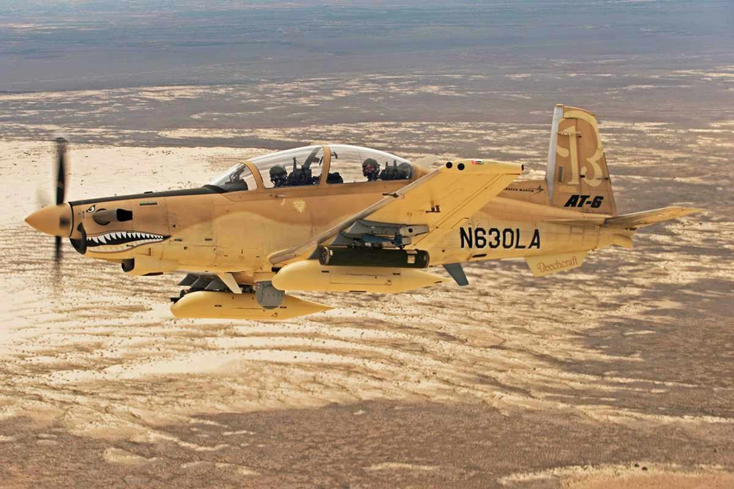 Beechcraft AT-6 Wolverine é o outro finalista (USAF)