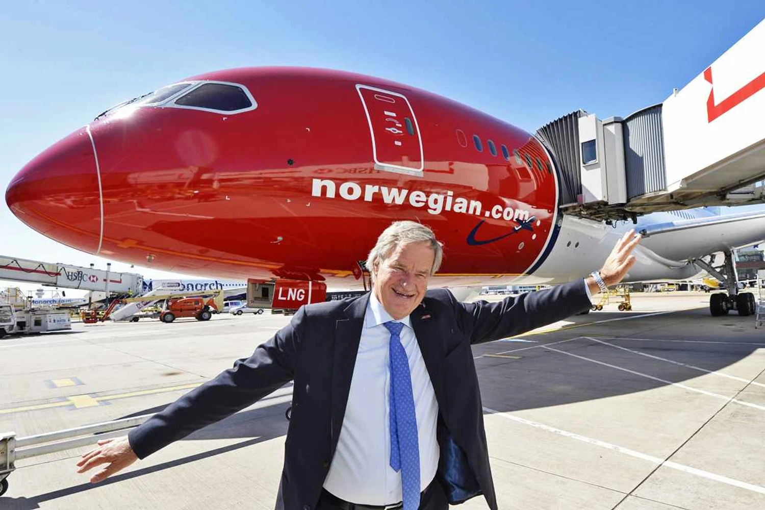 Bjørn Kjos, CEO da Norwegian Air: "América da Sul é mal atendida" (Divulgação)