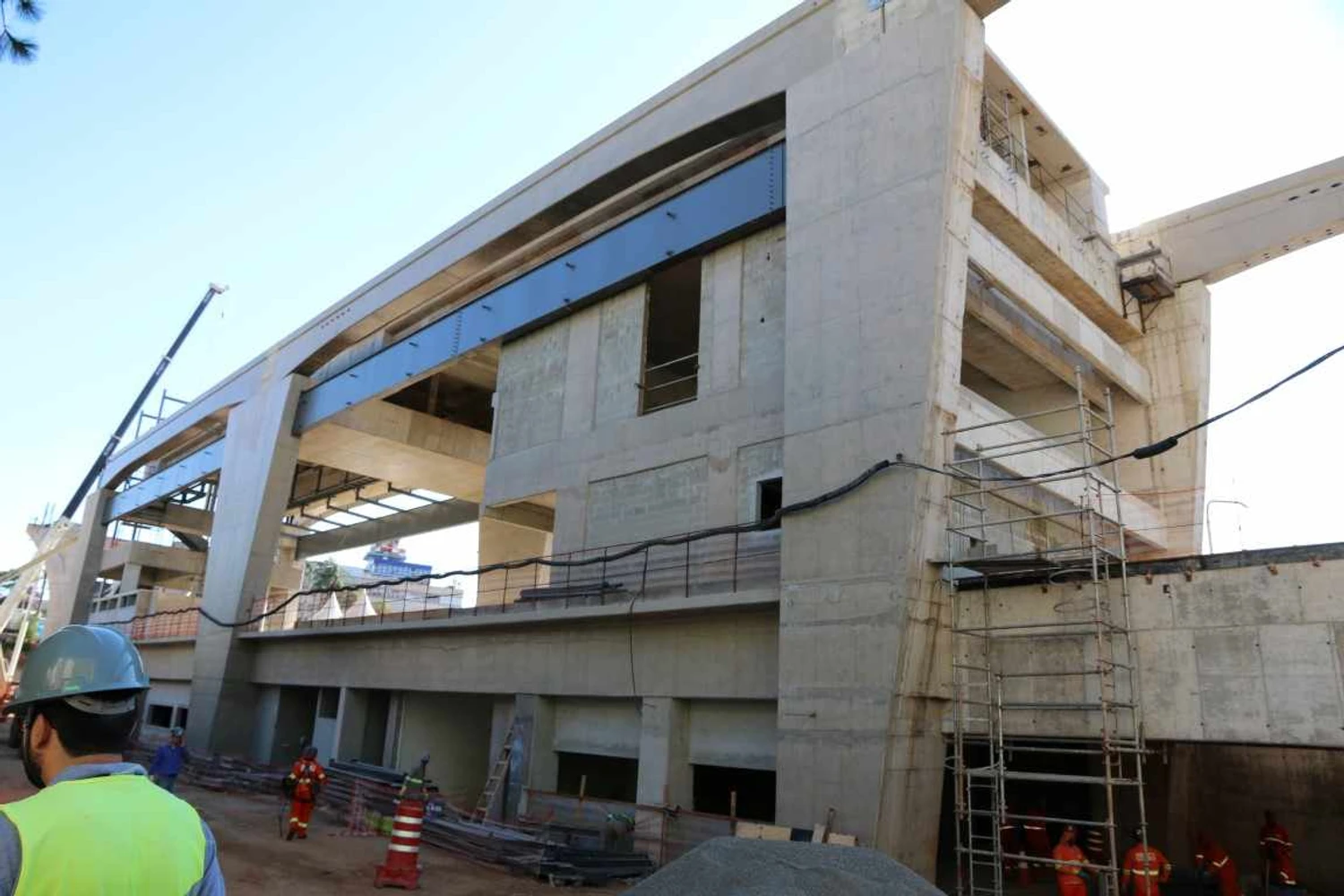 Estação Aeroporto Congonhas ainda em obras (CMSP)