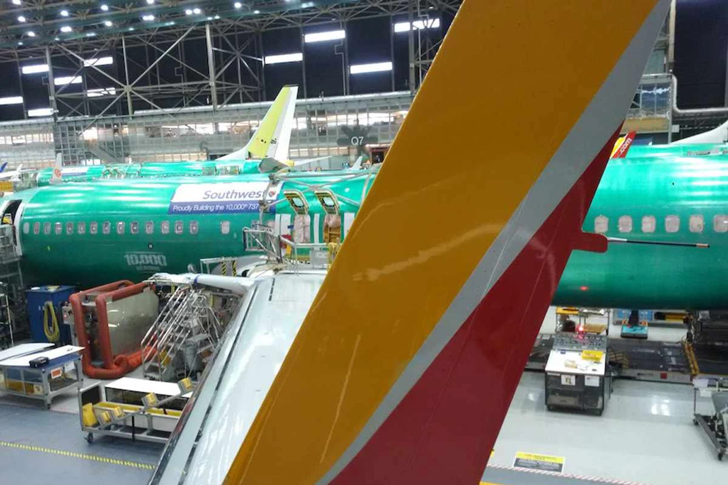 Boeing 737 número 10.000 está na reta final de montagem