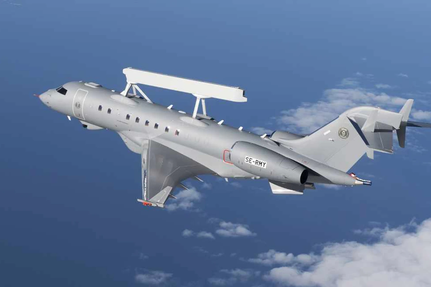 Novo “avião-radar” da SAAB, GlobalEye completa primeiro voo
