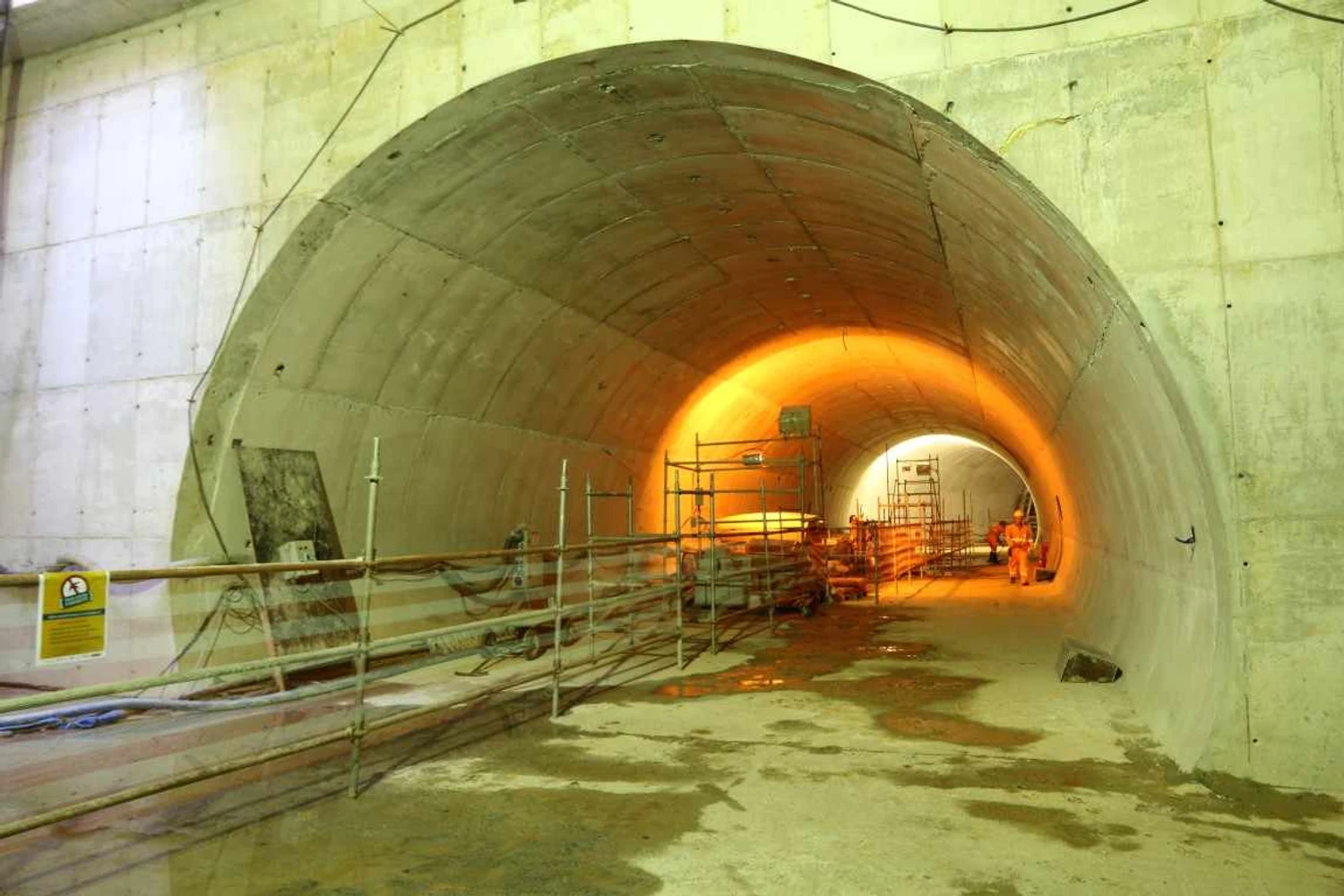 Túnel que conectará a linha de monotrilho ao aeroporto e Congonhas (CMSP)