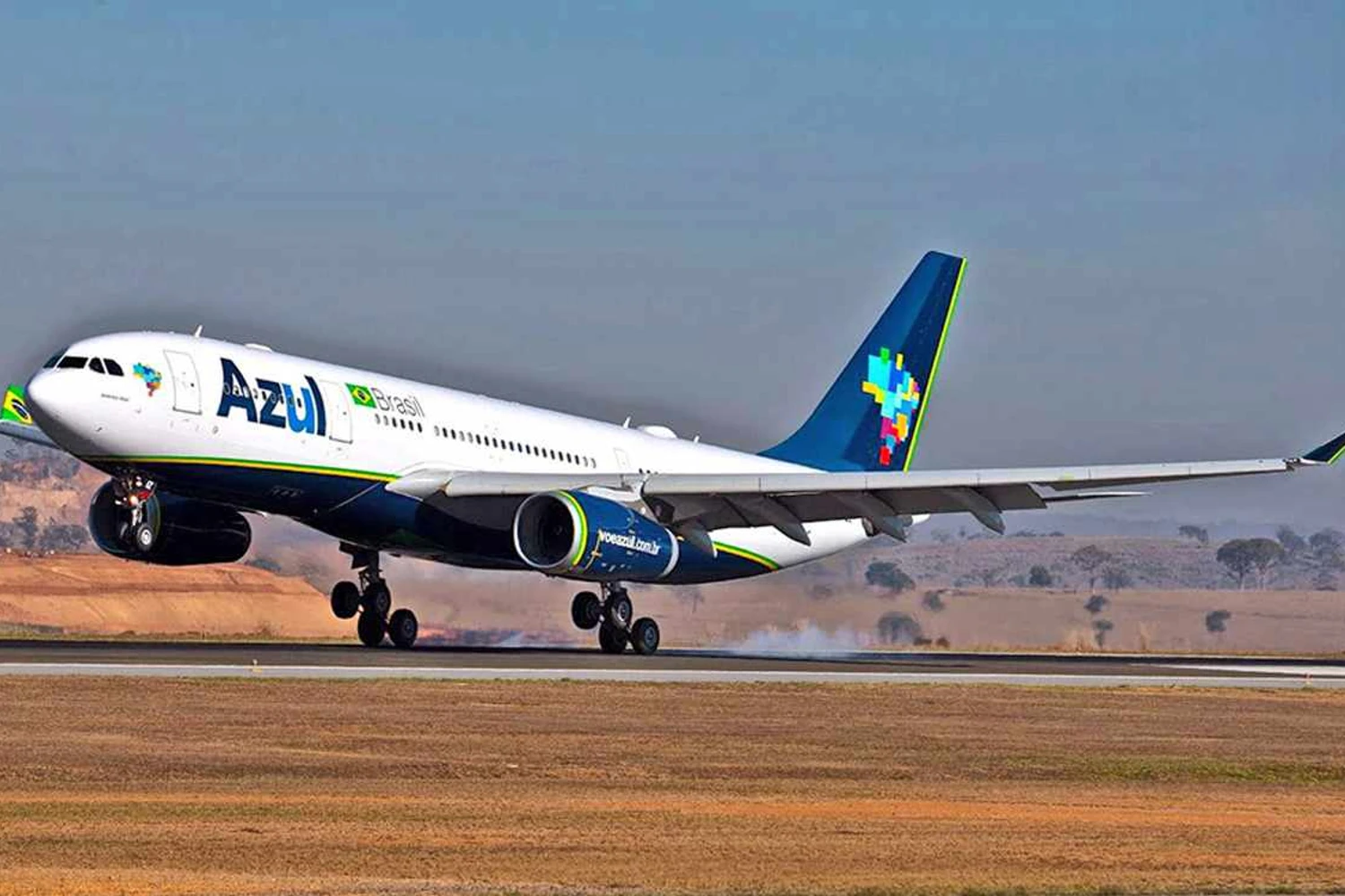 A frota da Azul conta atualmente com sete jatos Airbus A330 (Azul/Gianfranco Beting)