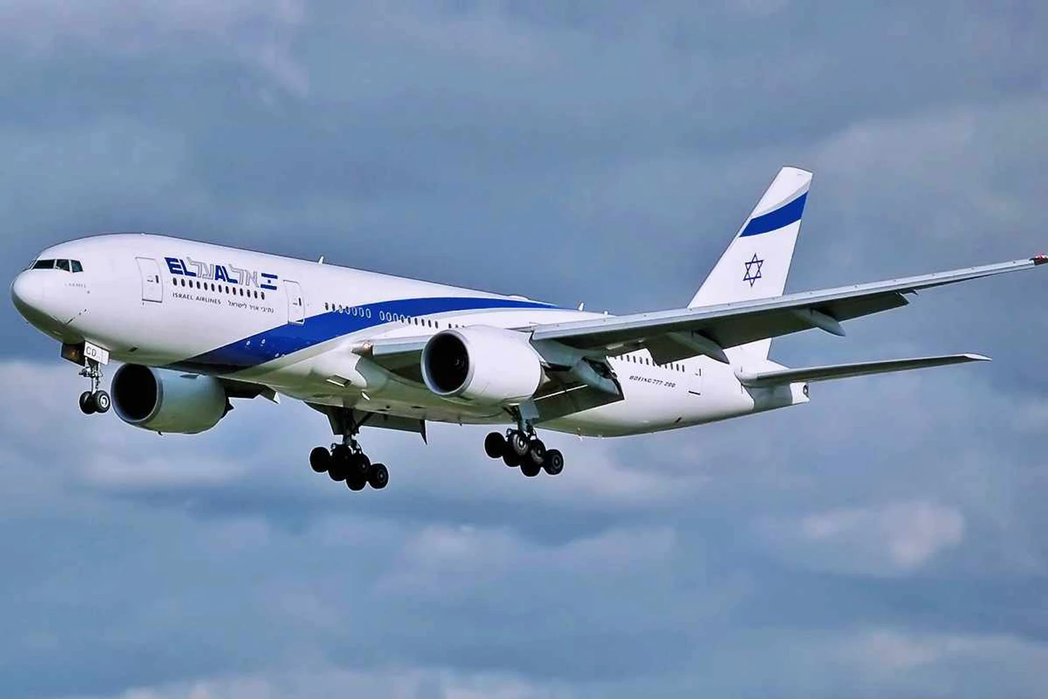 Boeing 777 da El Al usado no Brasil at&eacute; 2012 (Adrian Pingstone/Wikimedia)
