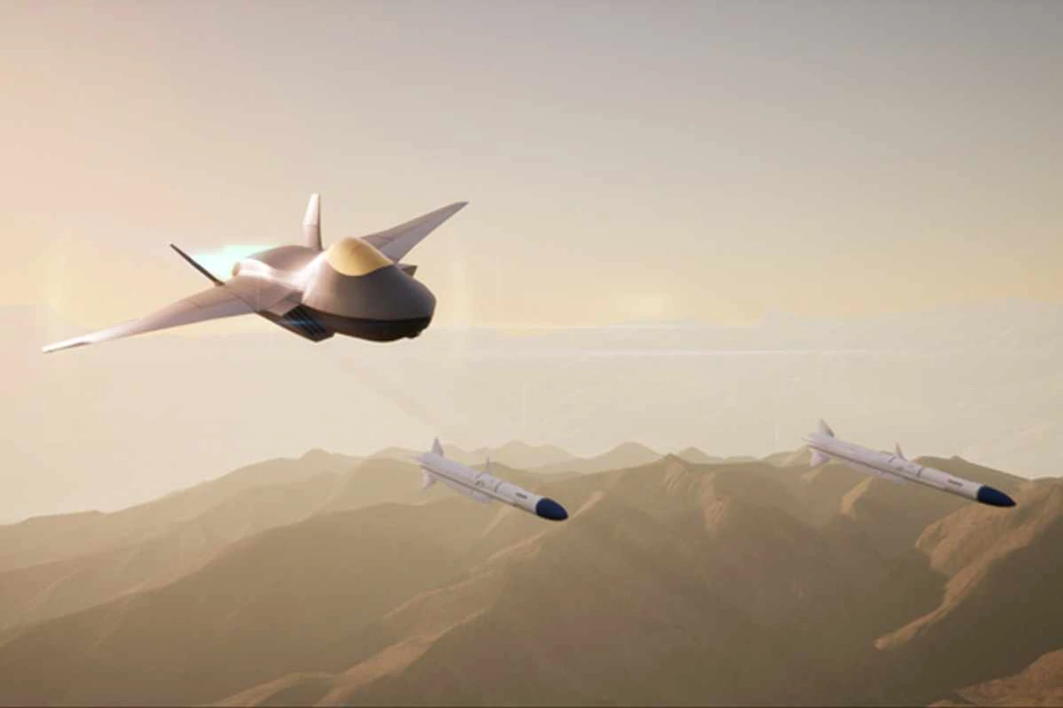 Os três caças que a RAF pretende ter em 2035 (BAe)