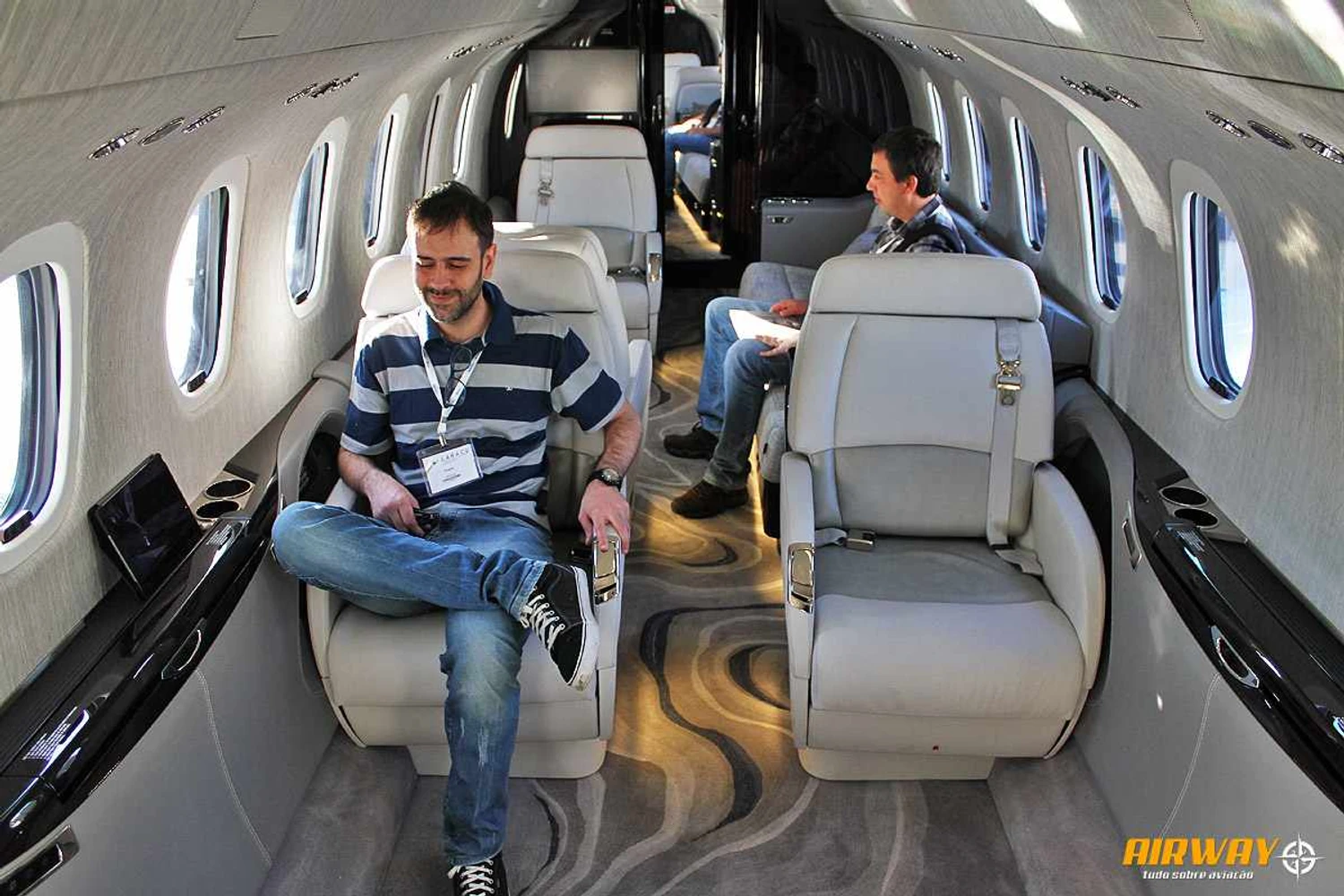 Cabine do Citation Longitude