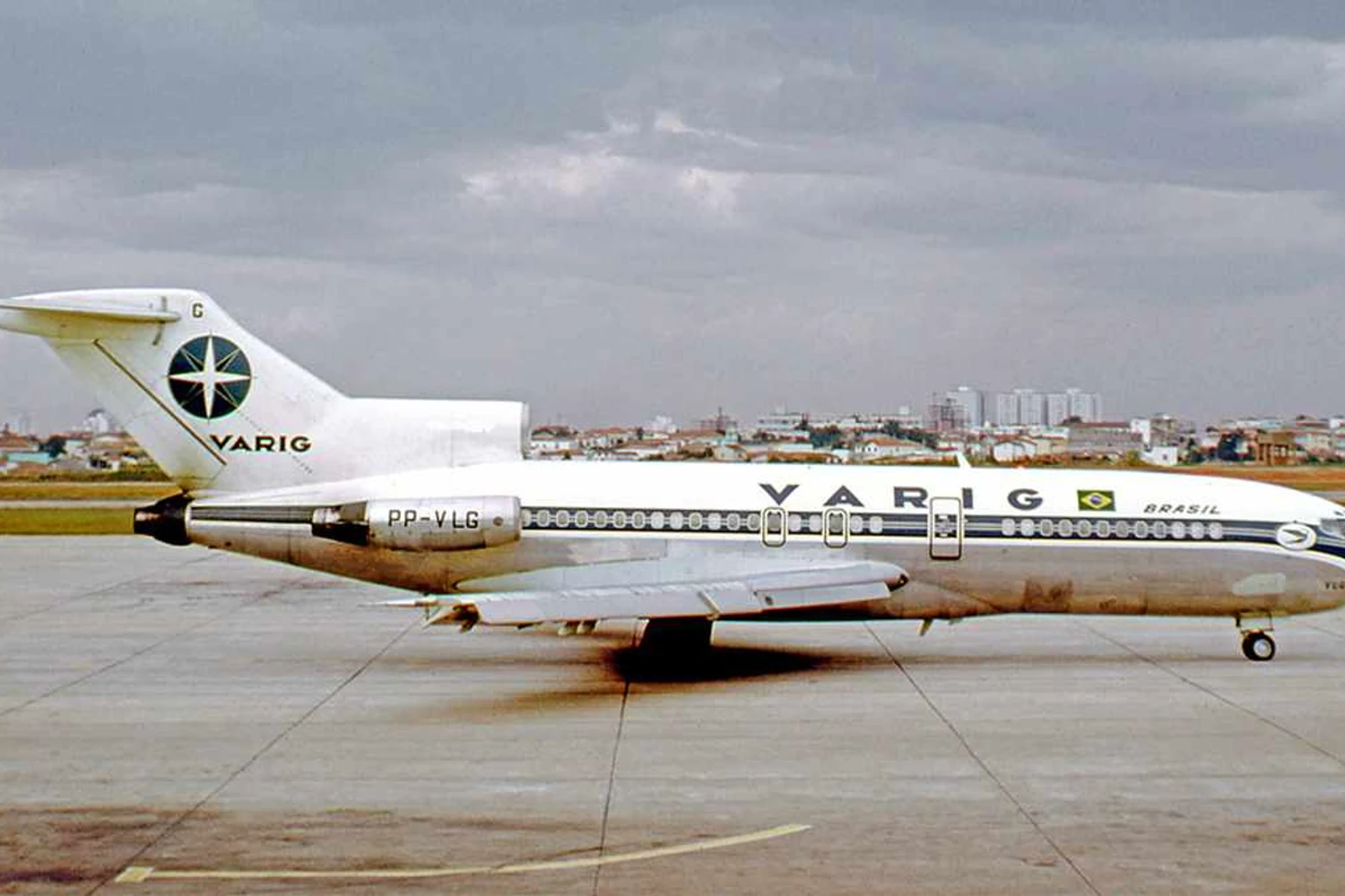 A Varig foi o principal operador do 727 no Brasil (RuthAS)