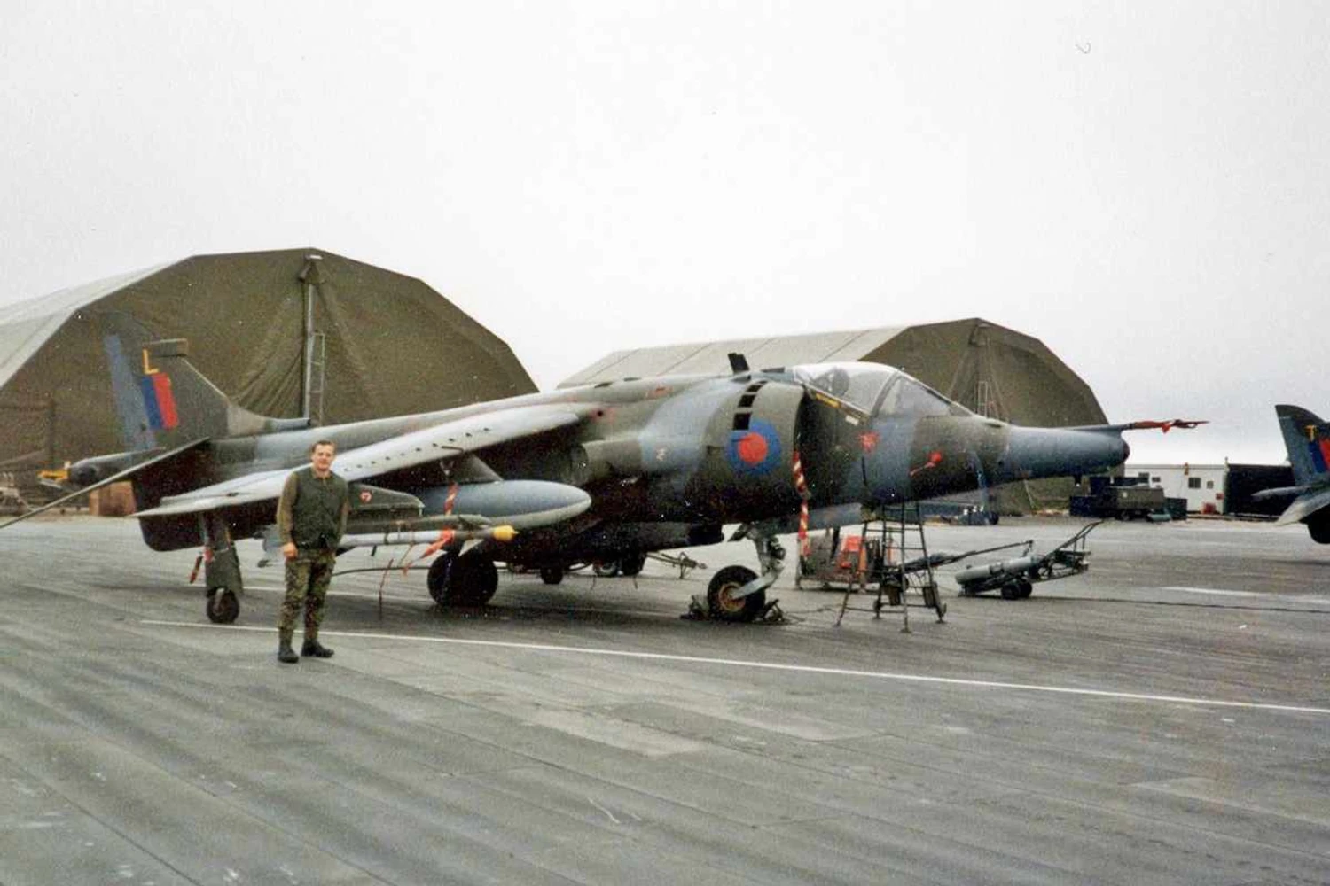Caça Harrier britânico nas ilhas: guerra pela sua posse em 1982 ainda causa reflexos (Petebutt/Wikimedia)