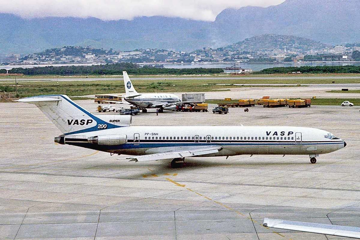 Boeing 727-200 da Vasp: trirreator foi popular no Brasil (Pedro Aragão/Wikimedia)