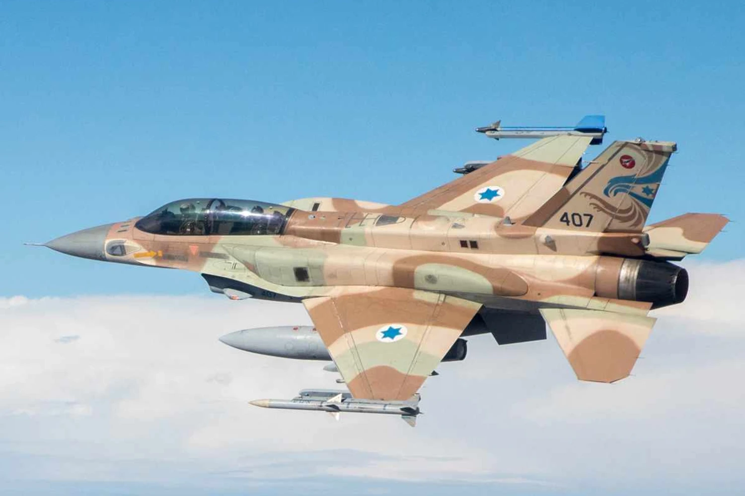 Israel é o país que mais utilizou o F-16 em combate (Divulgação)