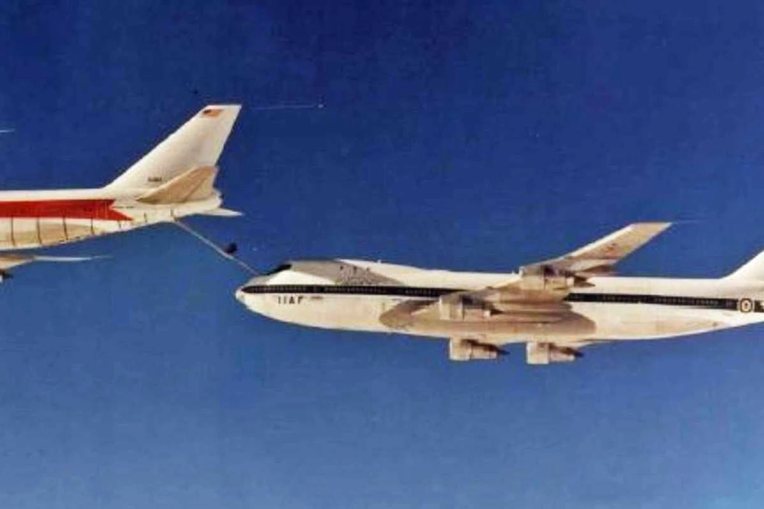 O raro 747 iraniano capaz de ser reabastecido em voo