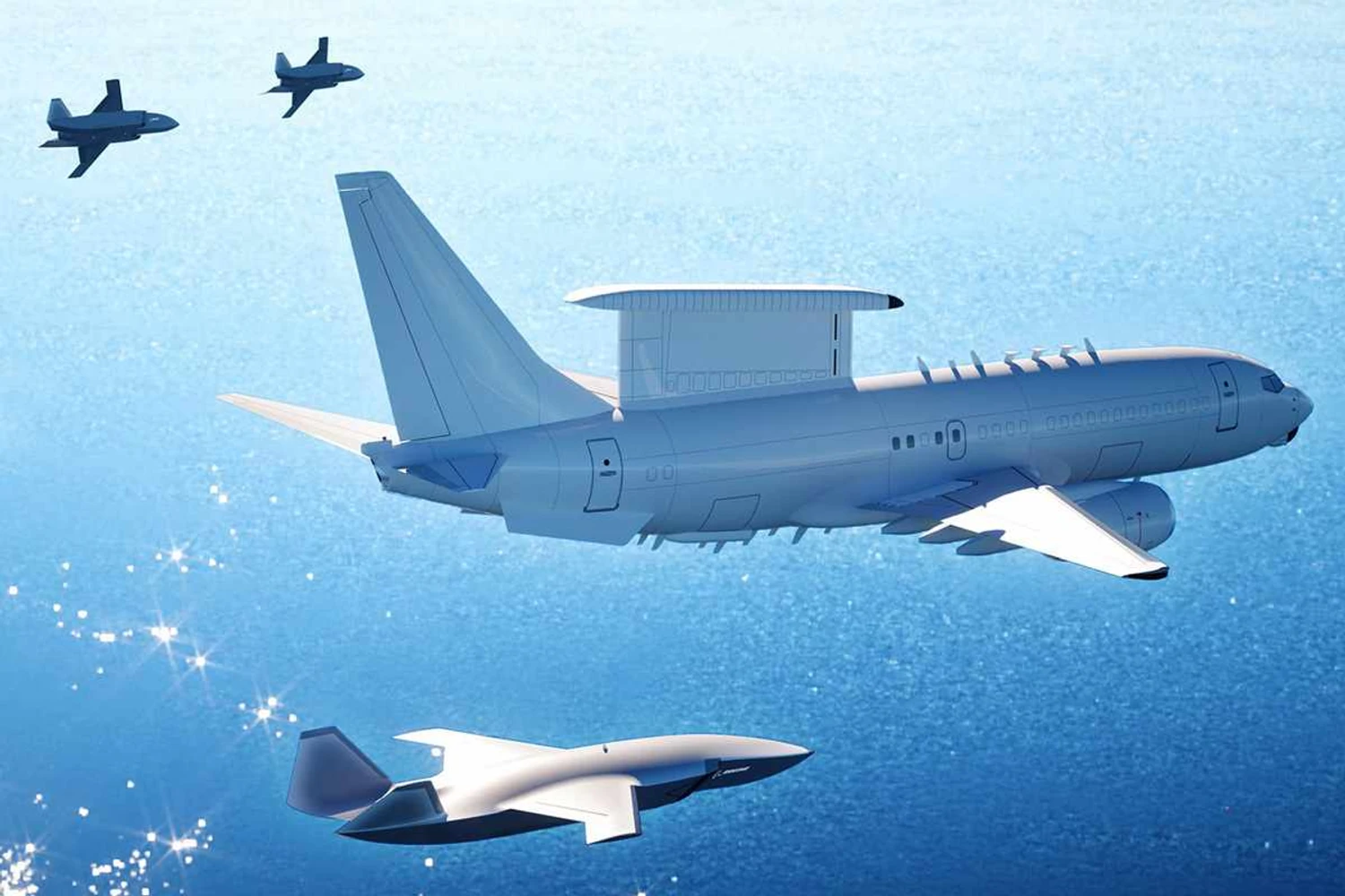 O UAV será pilotado por inteligência artificial ou controlado por outros aviões (Boeing)