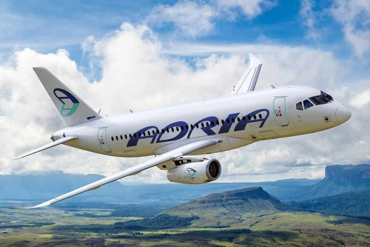 A Adria é uma das poucas novas companhias a optar pelo SSJ100 (UAC)