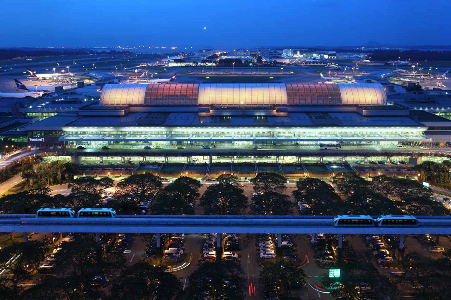 Aeroporto de Changi, em Cingapura