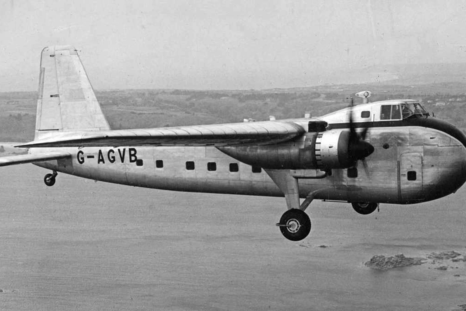 Ainda nos anos 40, a Real apostou no curioso Bristol 170 Mk II Wayfarer, mas o avião não fez sucesso com a empresa