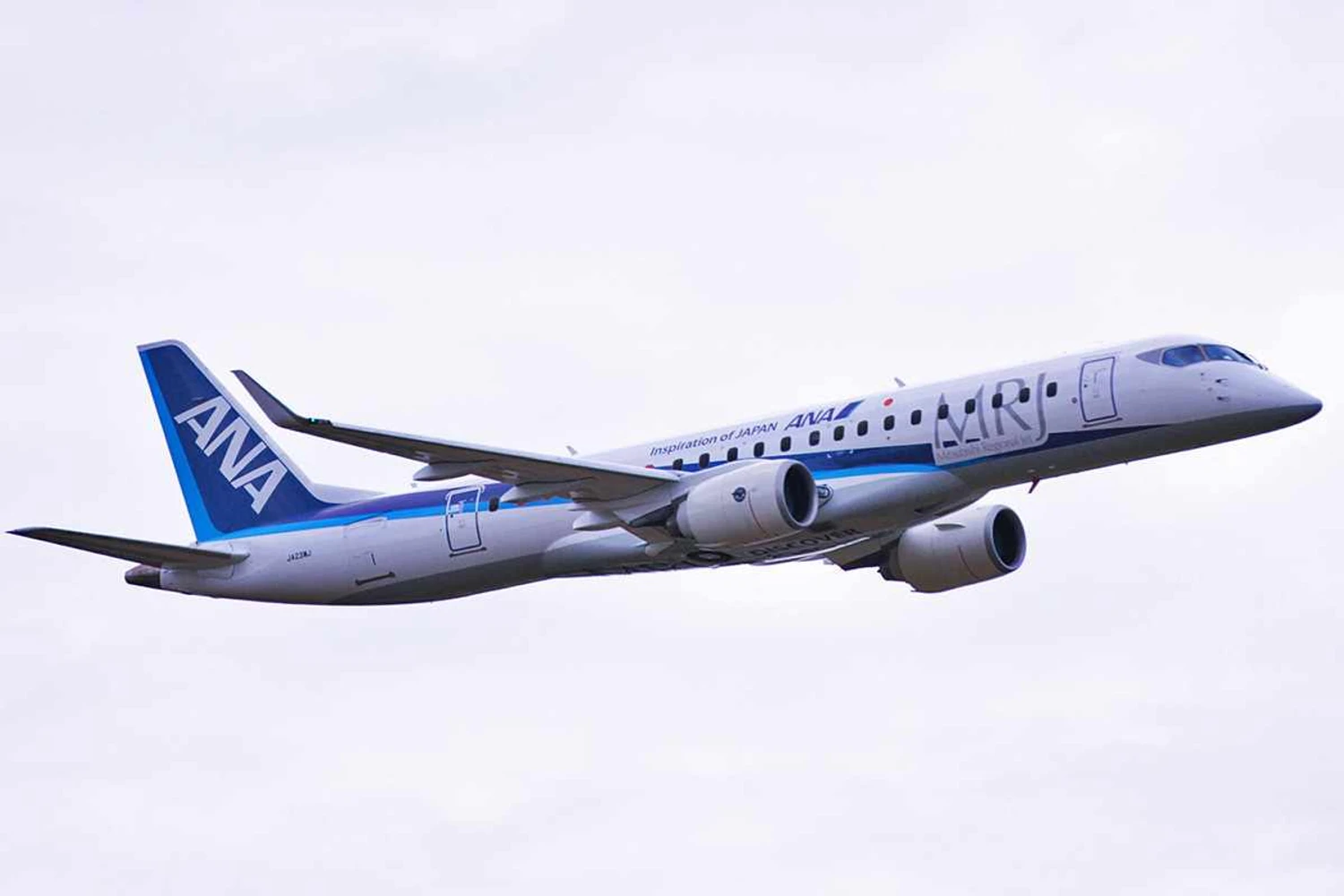 MRJ with ANA livery: seven years of delays