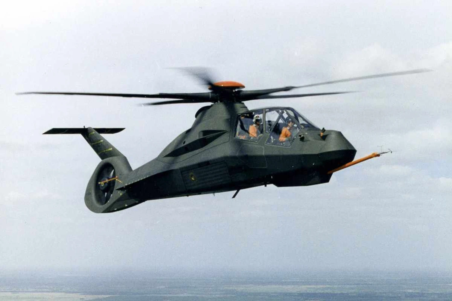 O helicóptero RAH-66 Comanche: projeto da Boeing com a Sikorsky foi cancelado após oito anos de testes e US$ 7 bilhões despendidos