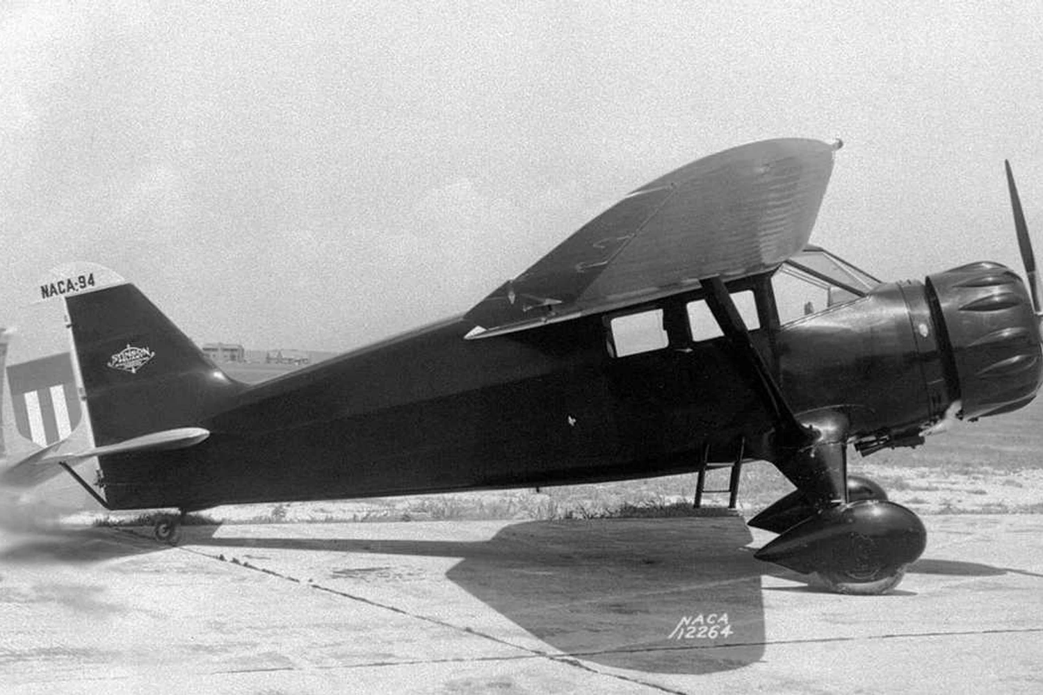O pequeno Stinson Reliant, para seis passageiros, foi o primeiro avião operado pela Real Aerovias