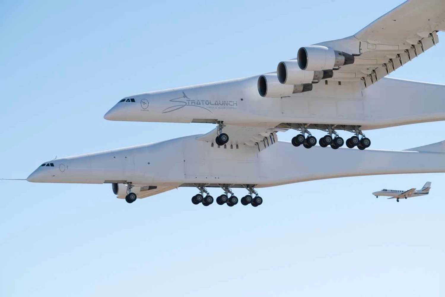 Com nova missão, avião gigante Stratolaunch quer voltar aos céus em setembro