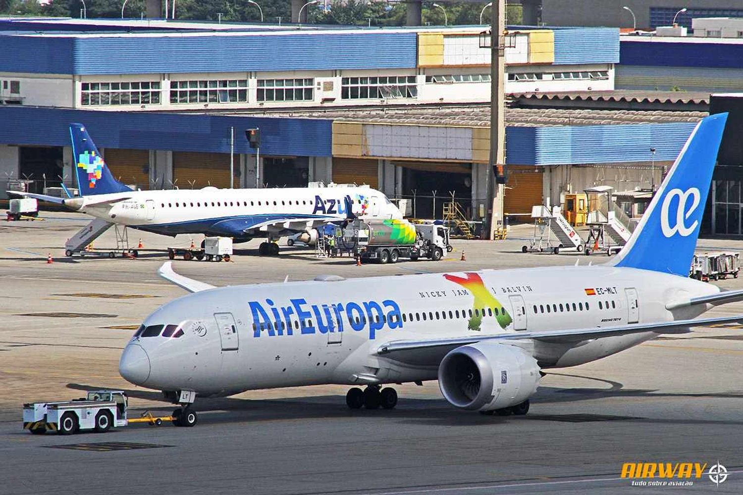 Boeing 787 da Air Europa: empresa opera em São Paulo e Salvador