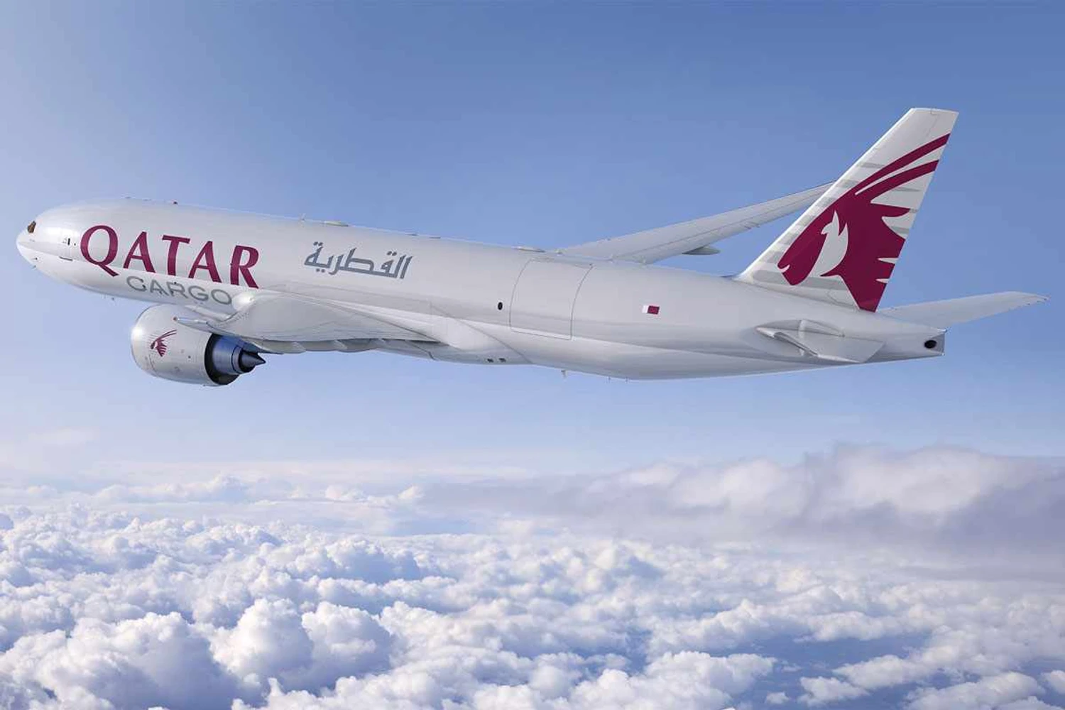 O Boeing 777F da Qatar (Boeing)