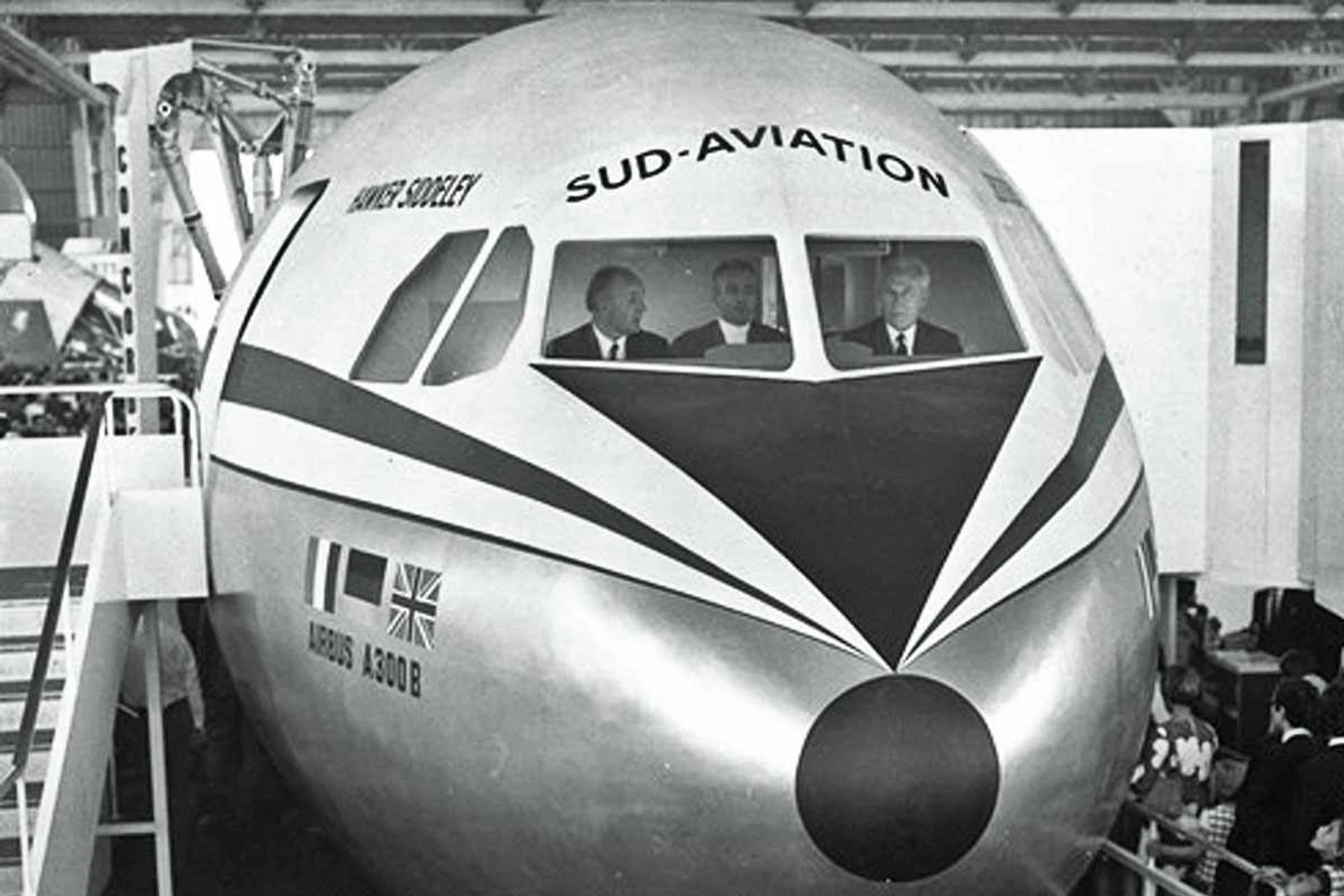 O mockup do A300 em Le Bourget na edição de 1969 | Airbus
