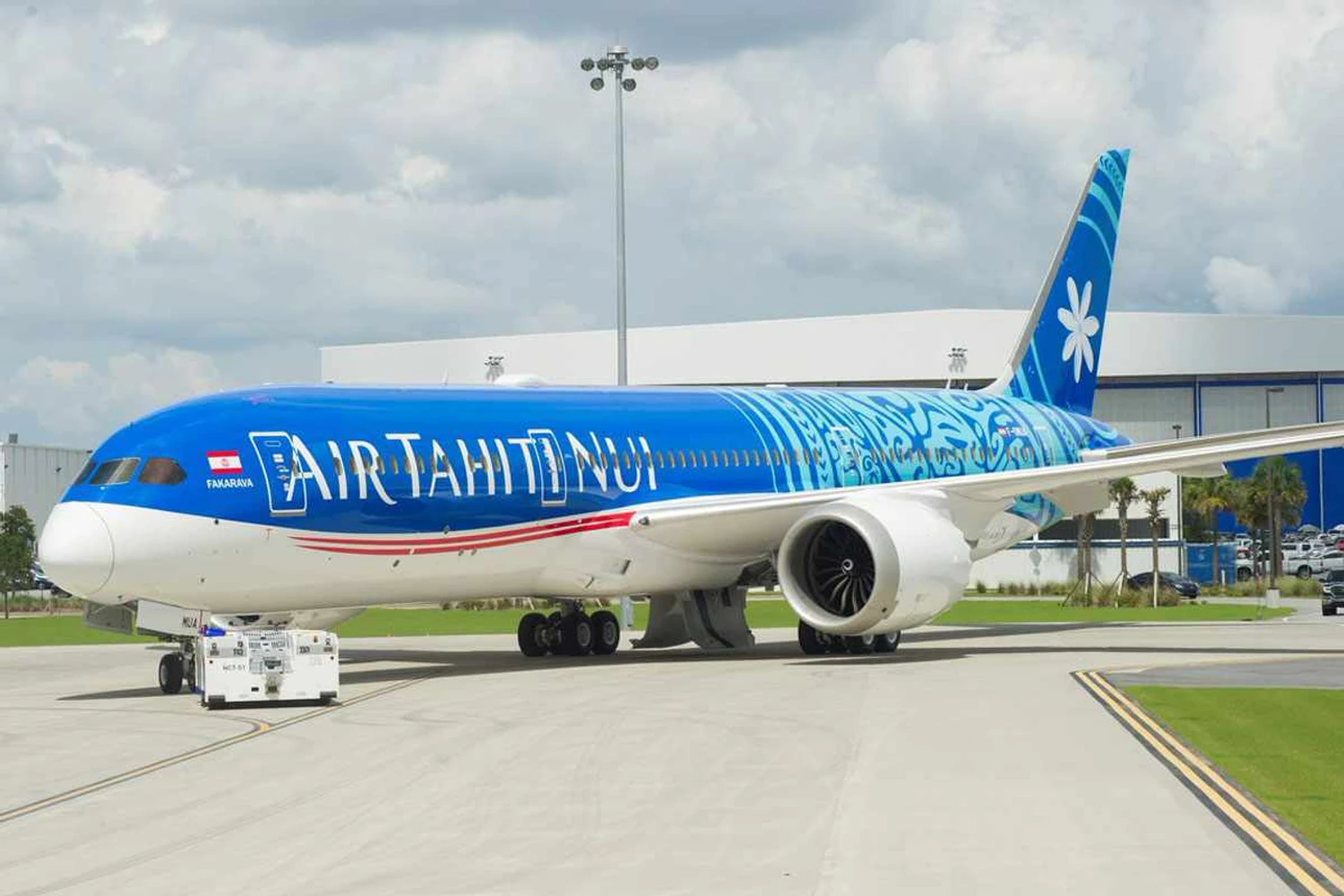The Air Tahiti Nui 787-9 will be the only Boeing airplane in air demonstrations | Air Tahiti Nui