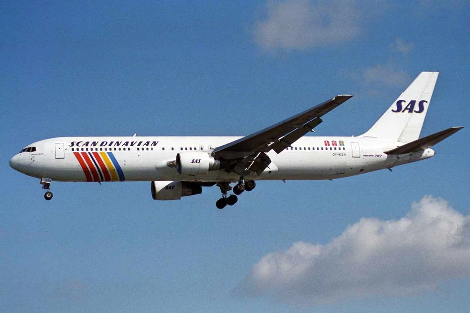 Boeing 767 da SAS: voos para o Brasil suspensos em 2001 (Aero Icarus)