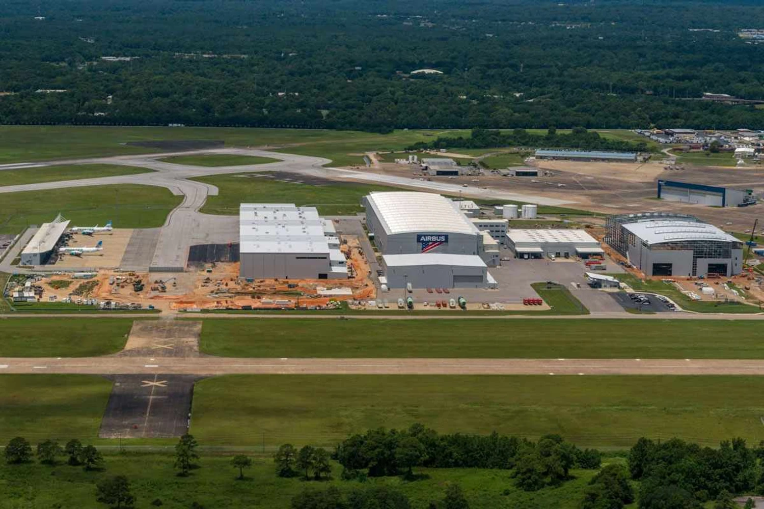 A fábrica da Airbus em Mobile, no Alabama: ampliação (Airbus)
