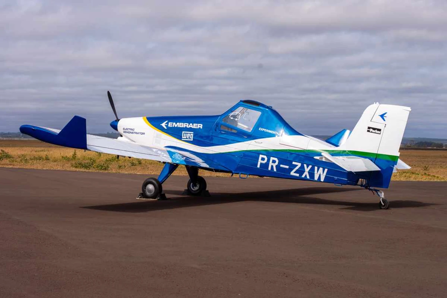 Agricultural aircraft Ipanema served as the basis for the electric prototype
