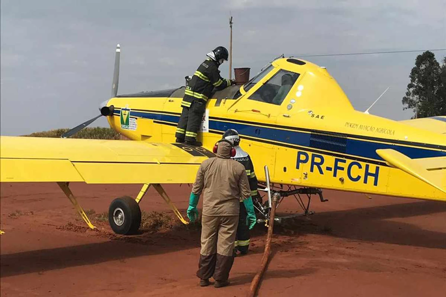 Aviões agrícolas viram “bombeiros” nos incêndios da Floresta Amazônica