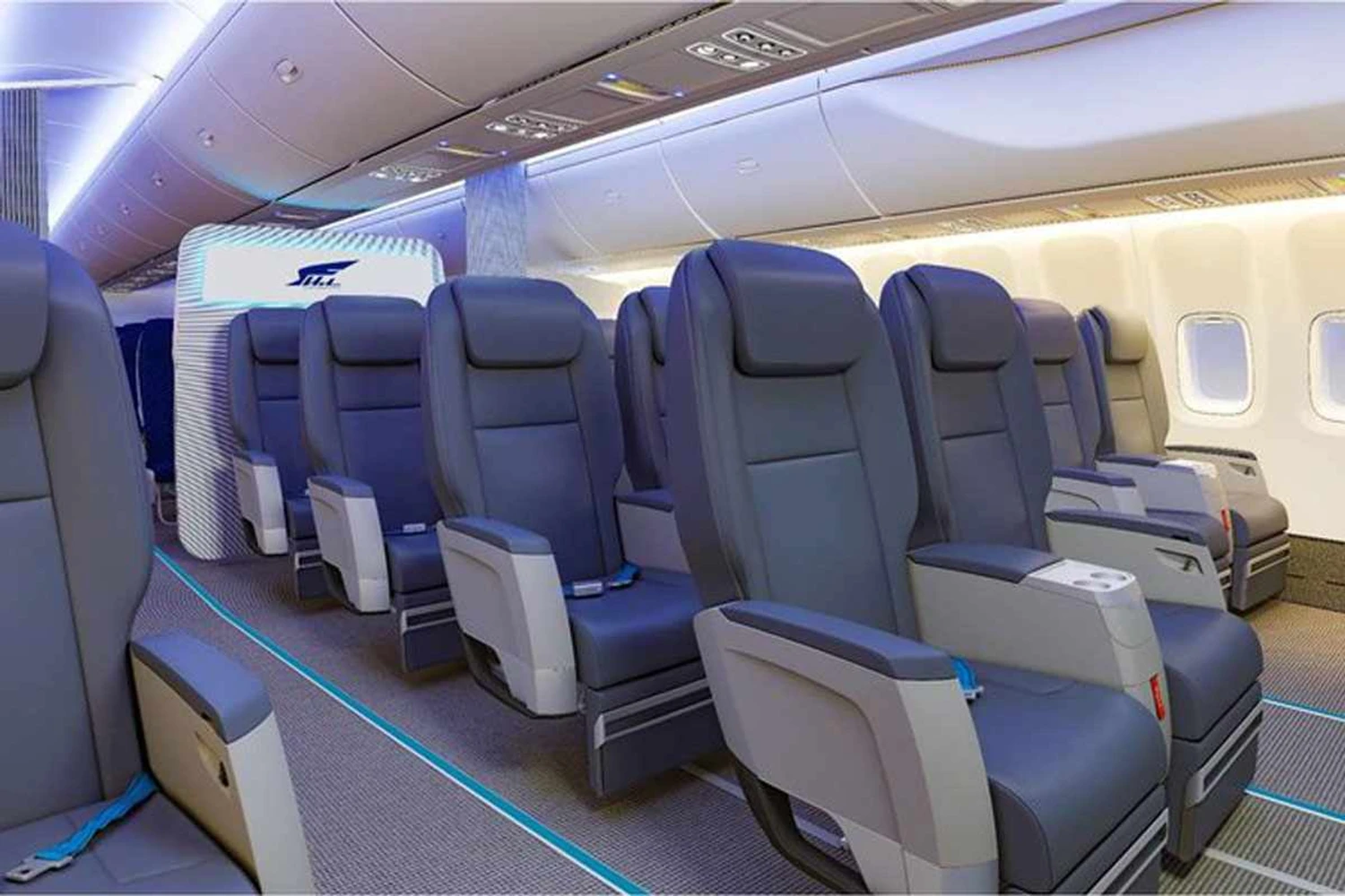 Classe executiva do Il-96-400M