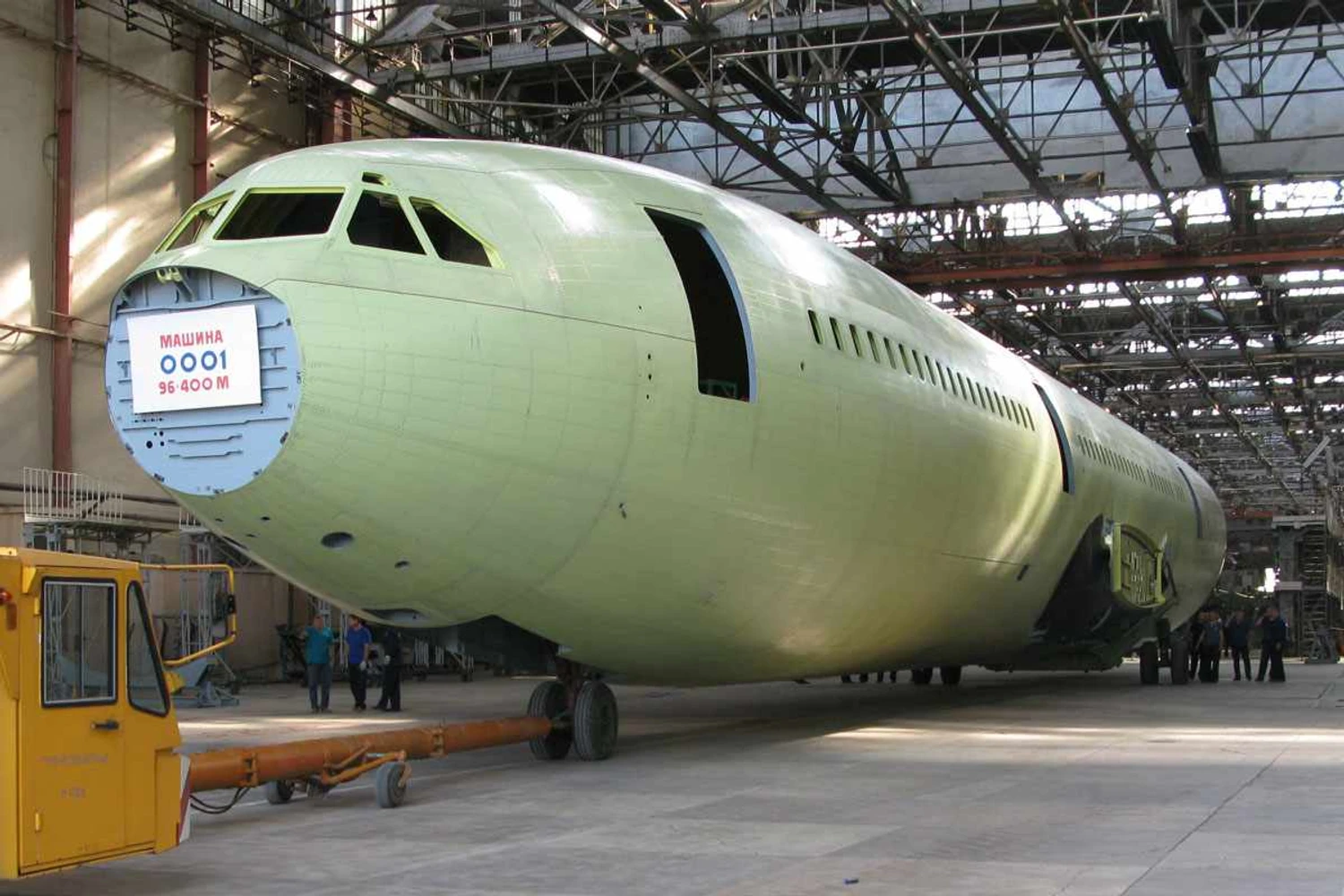 New Il-96 variant is longer than Il-96-300 (UAC)