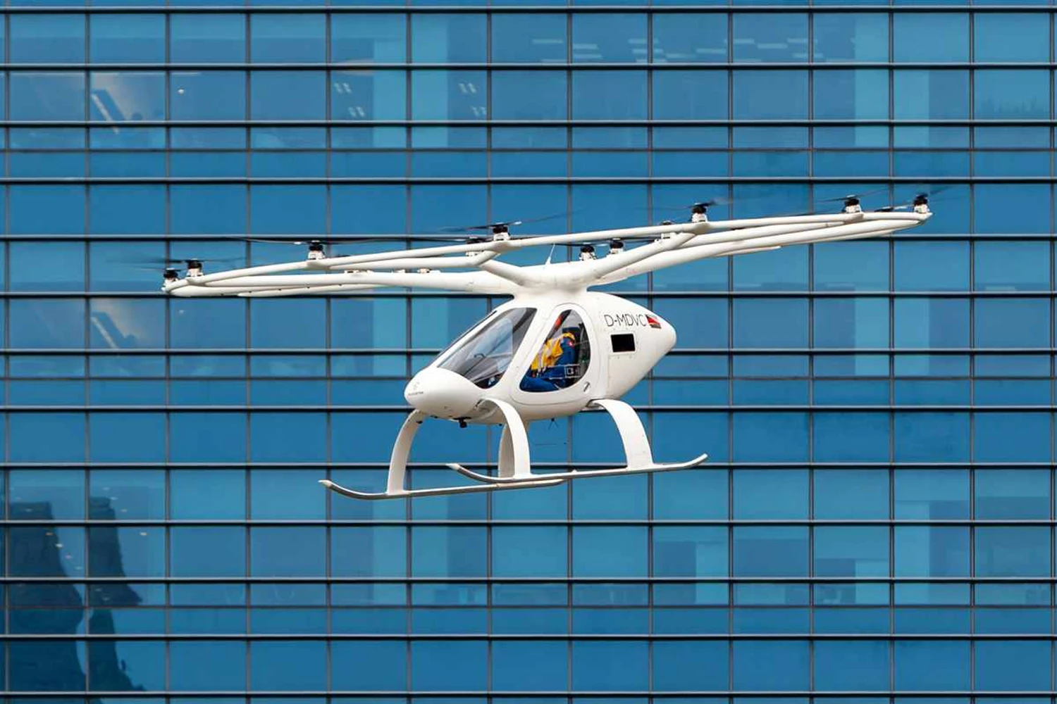 Táxi voador Volocopter começa a ser testado em Cingapura