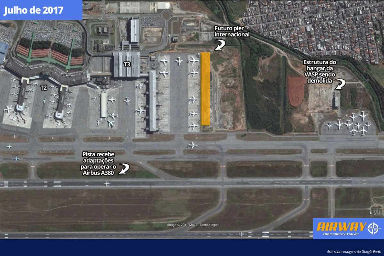 Após a primeira fase de investimentos, a GRU foca na reforma do Terminal 2, que une os antigos terminais 1 e 2 originais