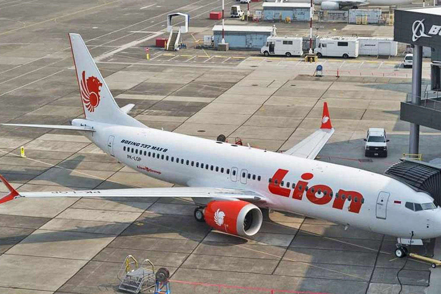 O 737 MAX 8 com matrícula PK-LQP estava em serviço com a Lion Air há menos de 3 meses (Tangerangonline)