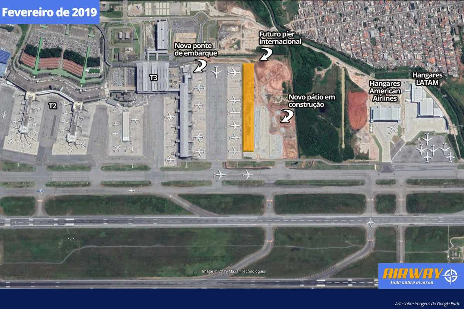 Novas pontes são abertas e pátio começa a ser construído