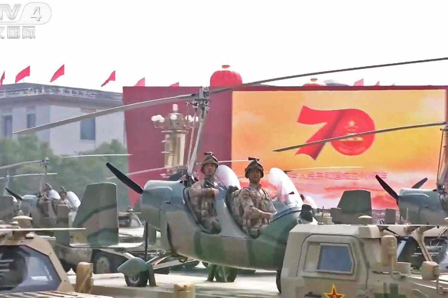 O girocóptero "Hunting Eagle", item bizarro do arsenal chinês