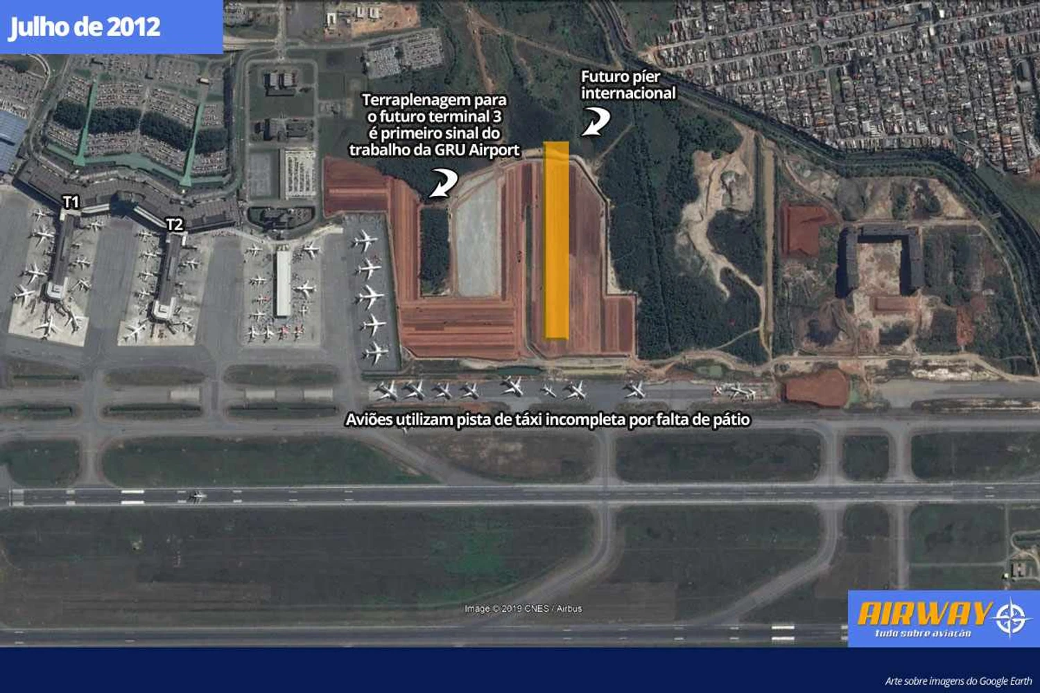 Onze anos se passaram após a primeira imagem e Guarulhos começa a mudar para valer com a concessão