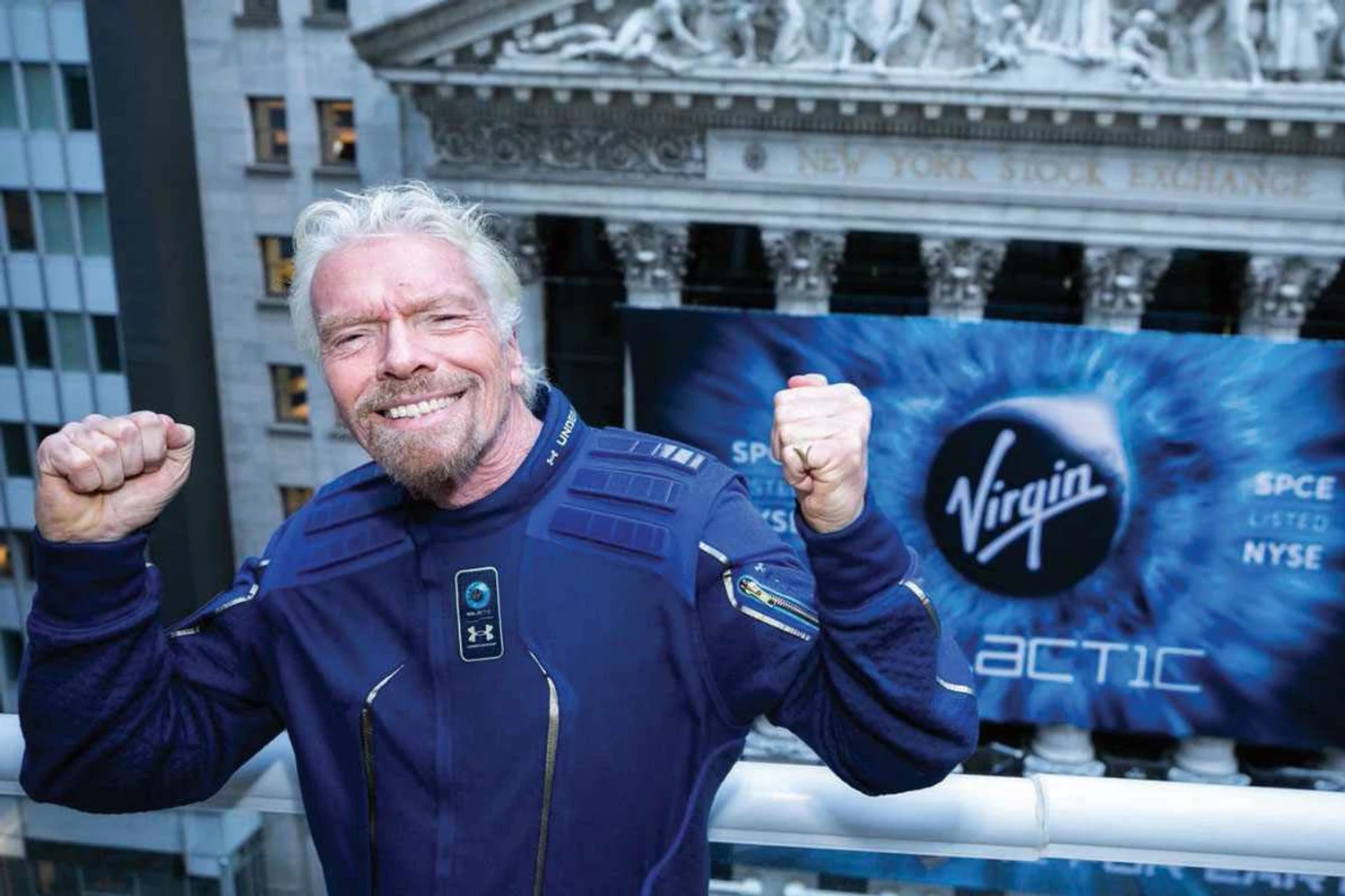 Richard Branson: o bilionário britânico promete que os preços das passagens cairão na rota (Virgin Galactic)