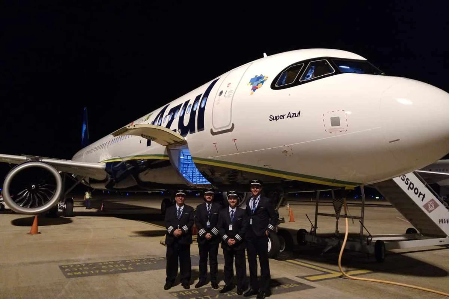 Super Azul: primeiro A321neo da companhia estreará nos voos comerciais em 2020 (Azul)