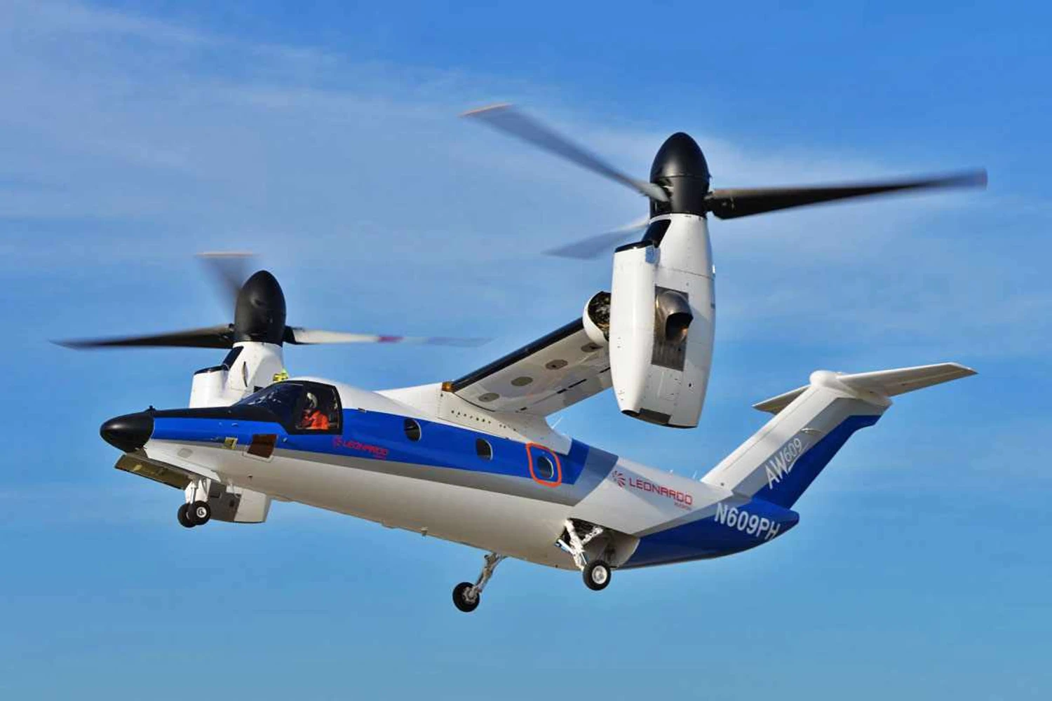 Meio helicóptero, meio avião: Leonardo adia novamente estreia do AW609